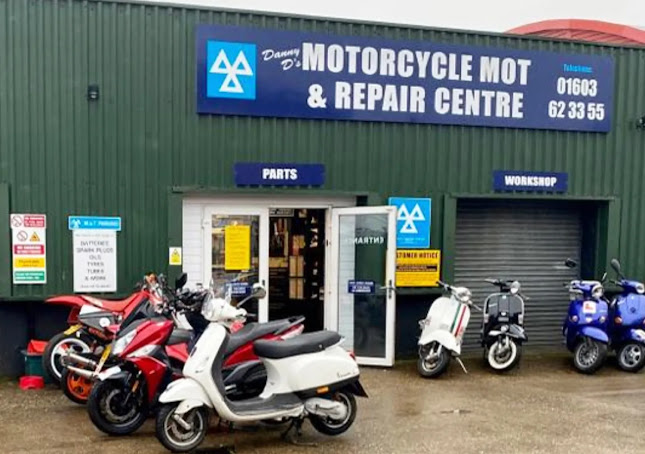 Comments and reviews of Danny D's Motorcycle MOT and Repair Centre