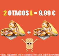 Menu / carte de O'Tacos Valenciennes à Valenciennes