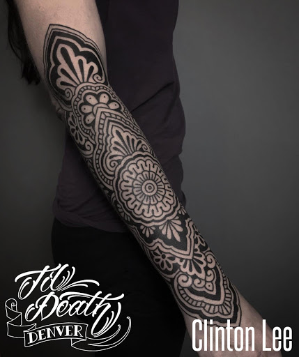 Explore small face tattoo ideas, creative tattoo ideas in Denver, available at Til Death Tattoo