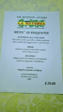 Menu du Ristorante La Rotonda à Martina Franca