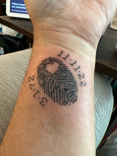 Explore cookie tattoo ideas, creative tattoo ideas in Cary, available at Double Deuce Tattoo and Art Gallery