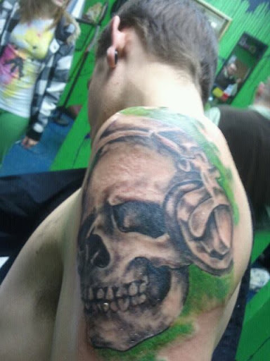 Explore lighthouse tattoo ideas, creative tattoo ideas in Dallas, available at Freak Show Studio