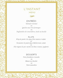 Restaurant français Restaurant L'instant à Soual (la carte)