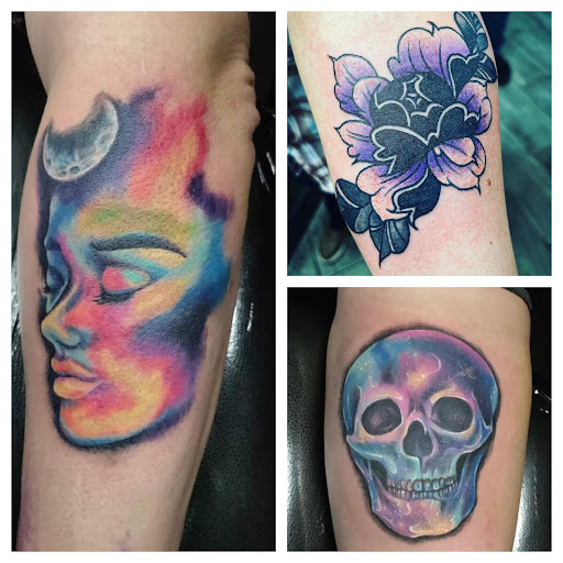 Explore medusa tattoo ideas thigh, creative tattoo ideas in Pocatello, available at Into You Piercing and Tattoo