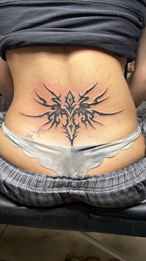 Explore ideas for matching couple tattoos, creative tattoo ideas in Miami, available at Bonsai Mike Tattoos