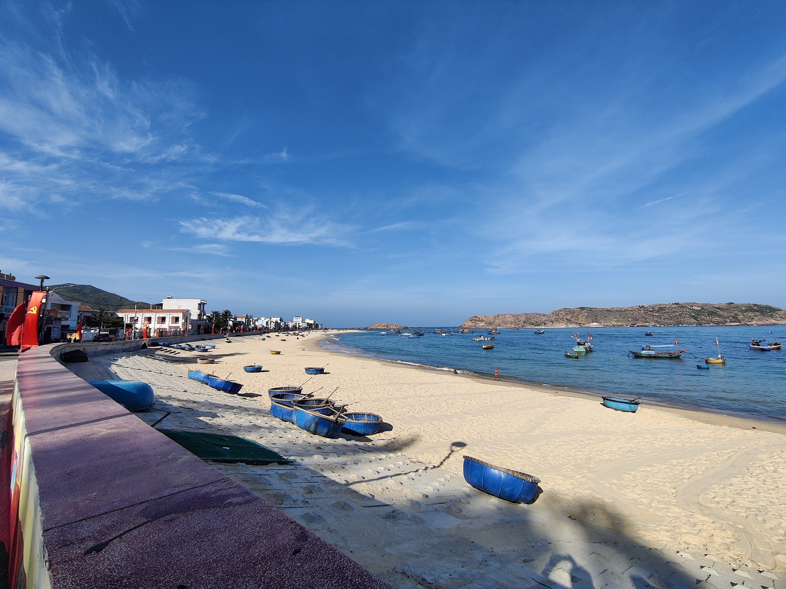 Photo of Nhon Hai Beach and the settlement