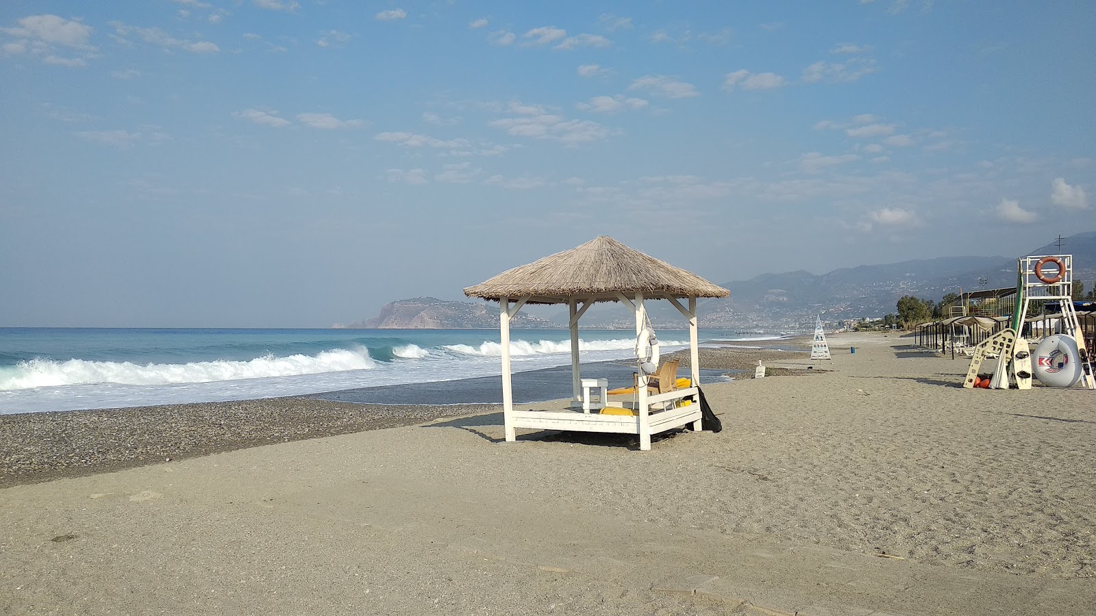 Foto di Kestel Plajı area del resort sulla spiaggia