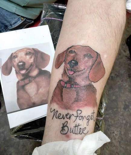 Explore pansy tattoo ideas, creative tattoo ideas in Mount Airy, available at Gypsy Moon Tattoo Studio