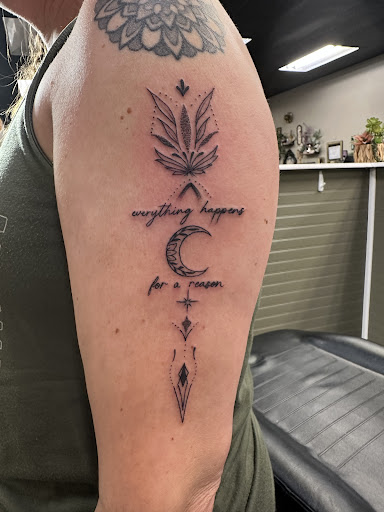 Explore mens tattoo ideas upper arm, creative tattoo ideas in Weatherford, available at Old Souls Ink