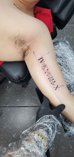 Explore tricep tattoo ideas for men, creative tattoo ideas in Rio Grande City, available at RG INK