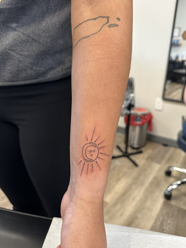 Explore left hand tattoo ideas, creative tattoo ideas in Davenport, available at Fine Ink Studios Tattoos