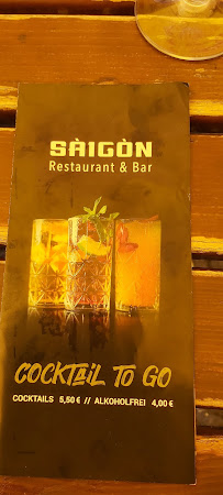 Carte du Saigon Restaurant & Bar à Bretten