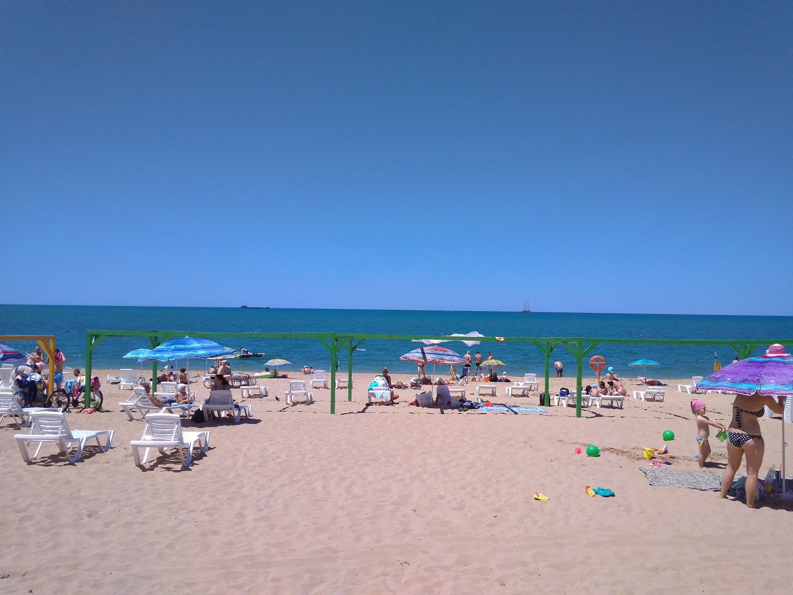 Photo de Uchkuevka beach avec un niveau de propreté de très propre