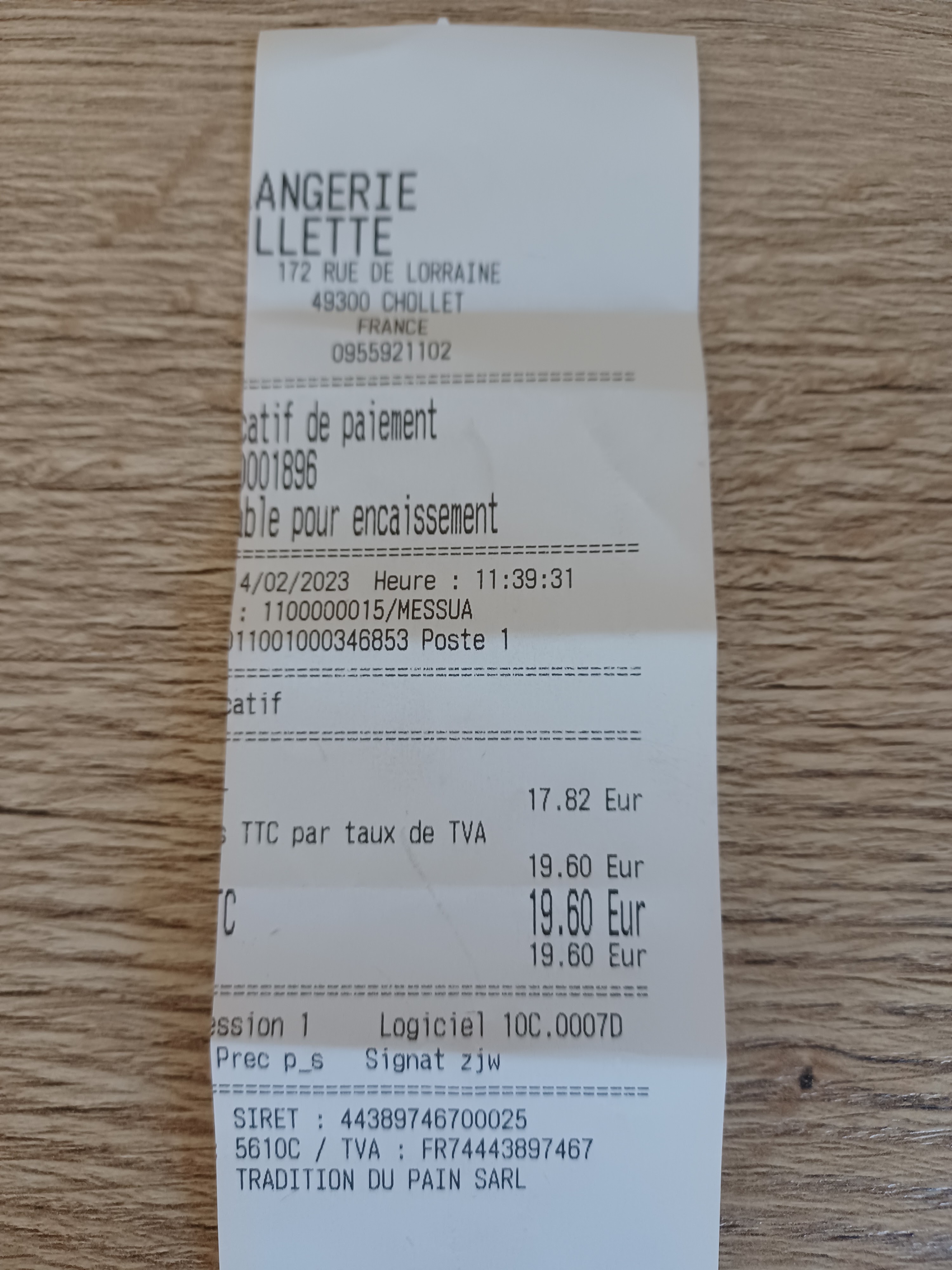 Photo n° 1 de l'avis de Vincent.r fait le 14/02/2023 à 12:24