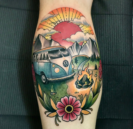 Explore rope tattoo ideas, creative tattoo ideas in Spokane, available at Anchored Art Tattoo