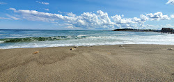 Foto von Peggotty beach mit lange, gerade küste