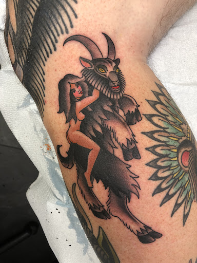 Explore gator tattoo ideas, creative tattoo ideas in Menomonie, available at Kindhand Tattoo