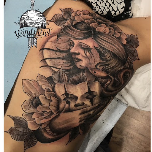 Tattoo Shop «The Wanderlust Tattoo», reviews and photos, 5915 Norwich Ave N, Oak Park Heights, MN 55082, USA