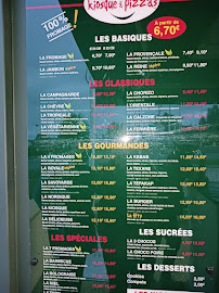 Menu / carte de Le Kiosque à Pizzas à Fontenay-Trésigny