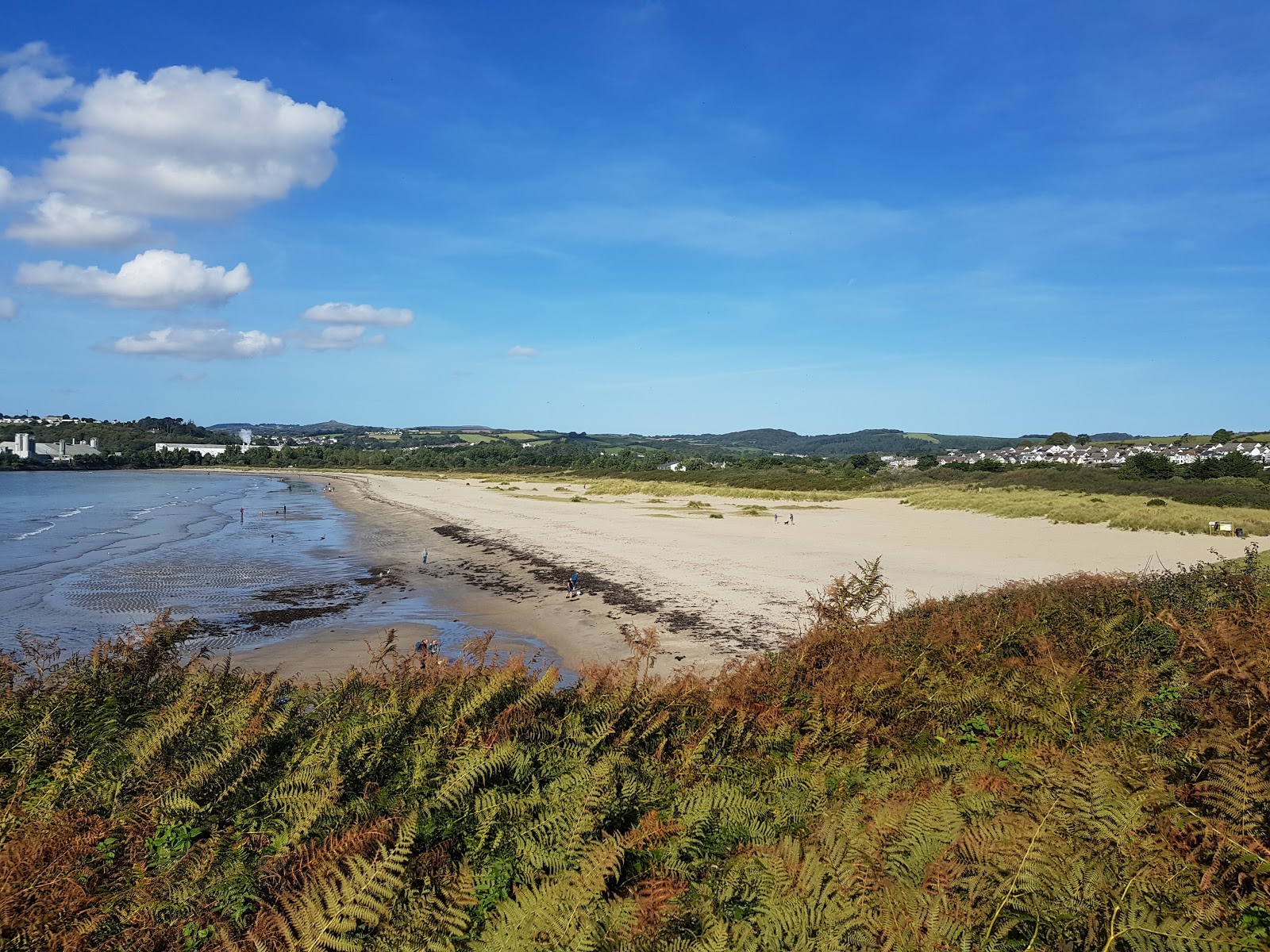 Foto van Par Sands beach met ruim strand