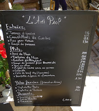 Restaurant Chez L'Ami Paul à Tourrettes-sur-Loup (le menu)