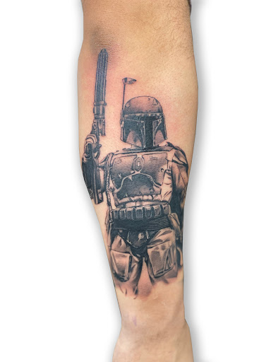 Explore cerberus tattoo ideas, creative tattoo ideas in Hilo, available at Nerdy Neely Studio