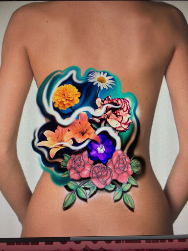 Explore calming tattoo ideas, creative tattoo ideas in Huntsville, available at Blacktide Tattoo Co.