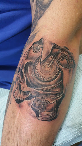 Explore letter tattoo ideas, creative tattoo ideas in Storm Lake, available at Alley Cat Tattoo