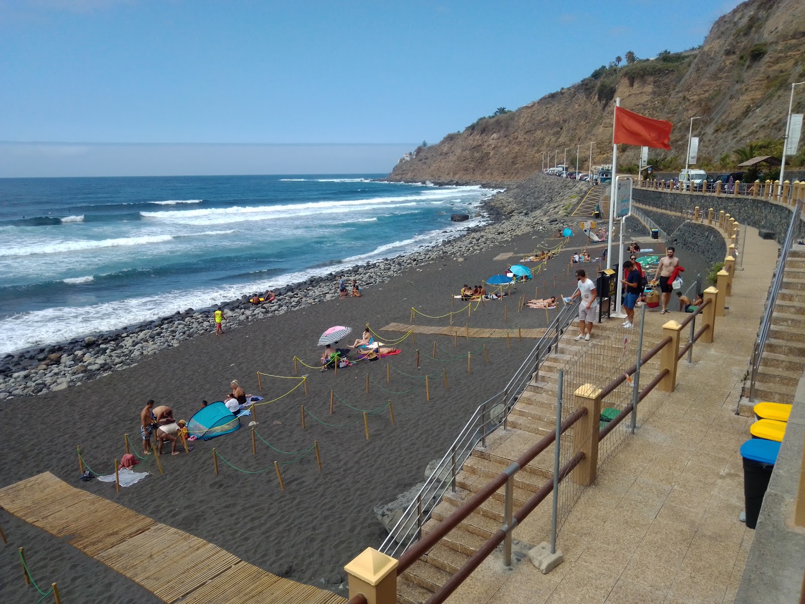 Socorro Plajı'in fotoğrafı geniş bir kıyı şeridi ile birlikte