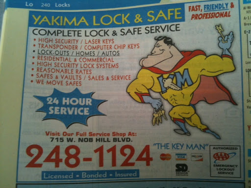 Locksmith «Yakima Lock & Safe», reviews and photos, 715 W Nob Hill Blvd, Yakima, WA 98902, USA