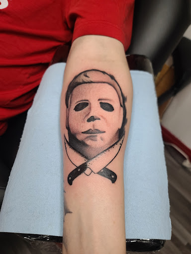 Explore super mario tattoo ideas, creative tattoo ideas in Clarkston, available at Rogue Tattoo