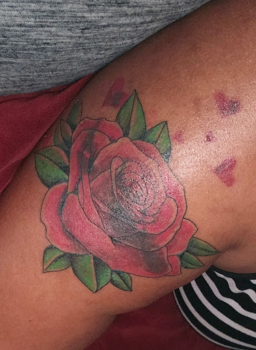 Explore arm sleeves tattoo ideas, creative tattoo ideas in Hampton, available at Blue Horseshoe Tattoo and Body Piercing