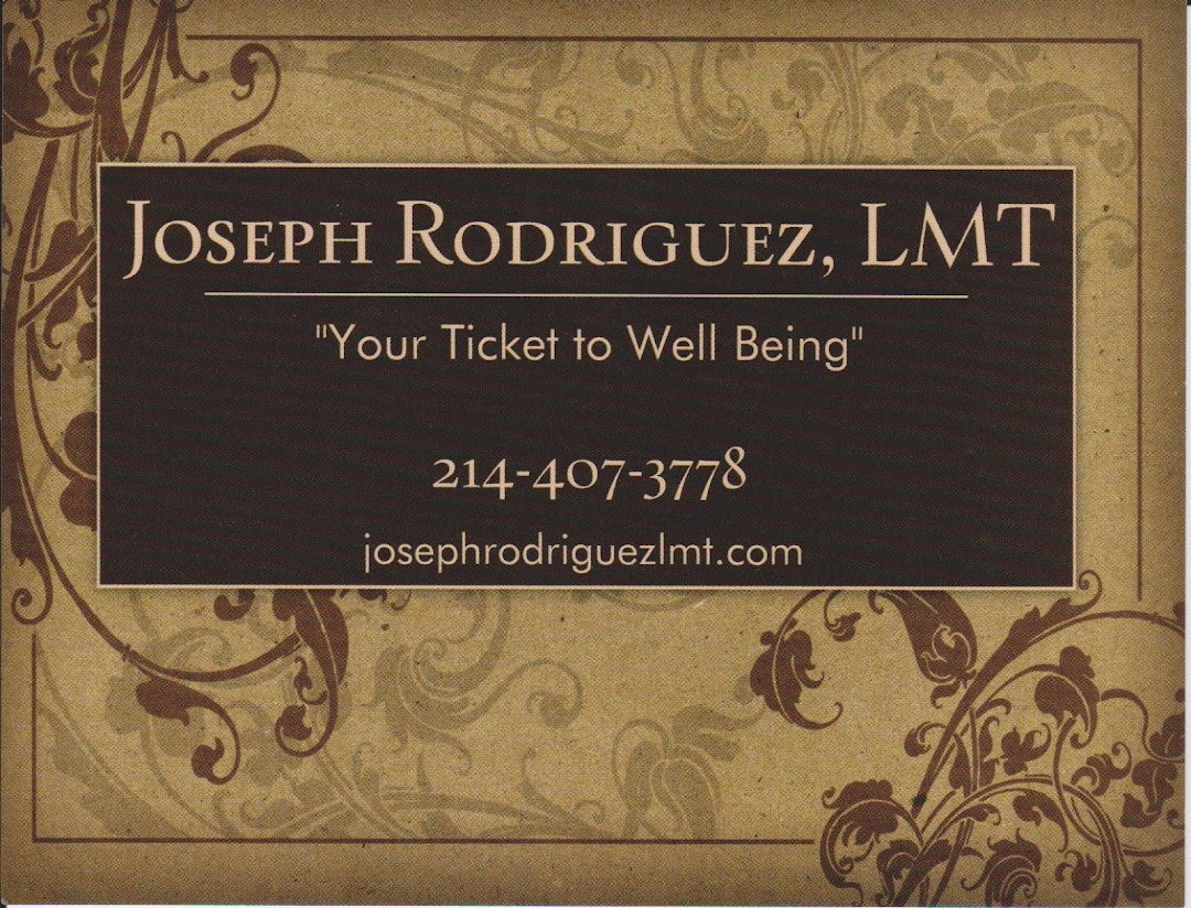 Joseph Rodriguez, Licensed Massage Therapist - Massage Therapy Serving All DFW