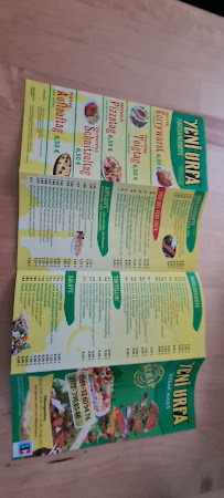 Menu du YENI URFA Kebap-Haus à Dresden