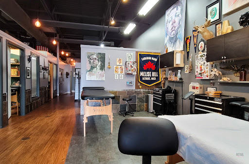 Explore anus tattoo ideas, creative tattoo ideas in Troy, available at Ironclad Tattoo Co.