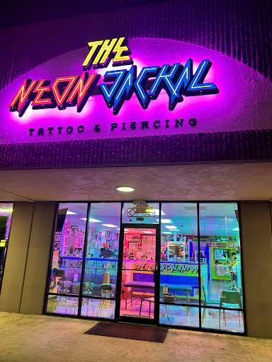 Explore butterfly thigh tattoo ideas, creative tattoo ideas in Houston, available at The Neon Jackal Tattoo