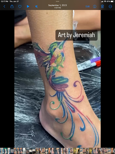 Explore tattoo ideas back of neck, creative tattoo ideas in Des Moines, available at Adrenaline Studios Tattoo