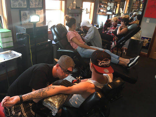 Explore womens thigh tattoo ideas, creative tattoo ideas in Sandusky, available at Lake Erie Tattoo Emporium