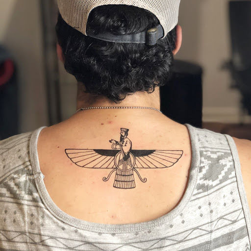 Explore funny tattoo ideas for men, creative tattoo ideas in Scarsdale, available at Damm Nice Tattoo & Body Art