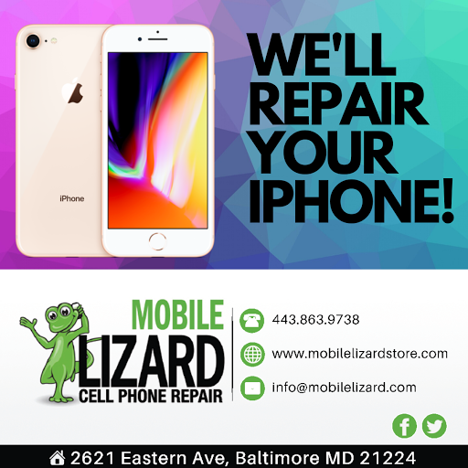 Cell Phone Store «MobileLizard Cell Phone Repair», reviews and photos, 2621 Eastern Ave, Baltimore, MD 21224, USA