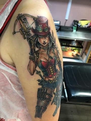 Explore tattoo scroll ideas, creative tattoo ideas in Kenosha, available at Kenosha Tattoo Company
