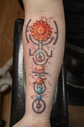 Explore ny giants tattoo ideas, creative tattoo ideas in Bridgewater, available at Tailored Tattoos