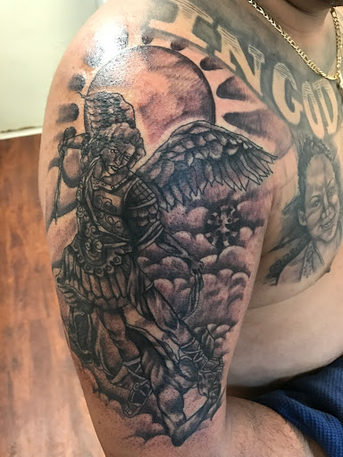 Explore demon slayer tattoo ideas, creative tattoo ideas in Seymour, available at American Gypsy Tattoo Corp.