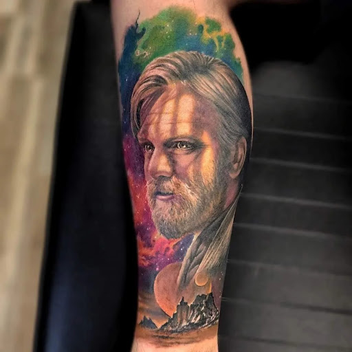 Explore push tattoo ideas, creative tattoo ideas in Utica, available at Watchtower Tattoo Company