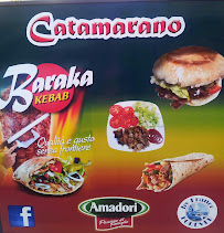 Menu du catamarano à Marina di Sibari