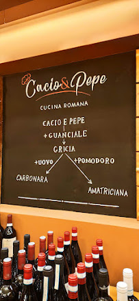 Cacio & Pepe - cucina romana à Palermo menu