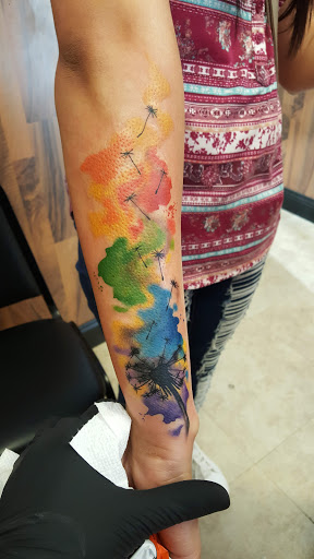 Explore september birth tattoo ideas, creative tattoo ideas in Spartanburg, available at Lucky Dice Tattoo Shop Spartanburg