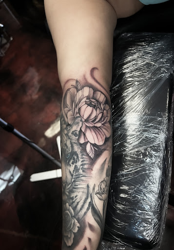 Explore jester tattoo ideas, creative tattoo ideas in Silver City, available at Independent Ink Tattoo