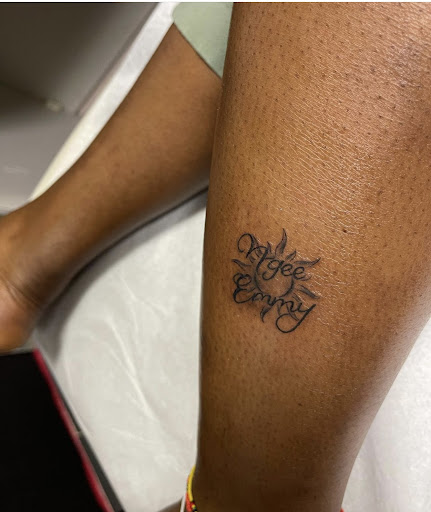 Explore wine glass tattoo ideas, creative tattoo ideas in Dallas, available at Fly Ink, Inc.