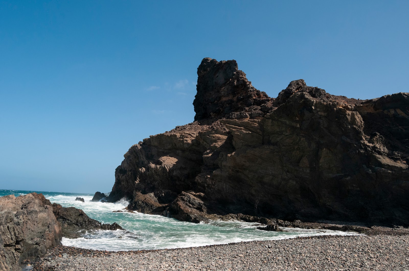 Photo de Pena Horadada avec plage sans baie
